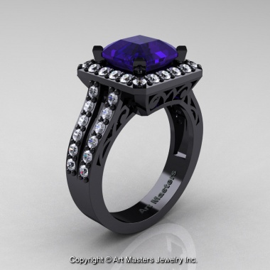 Art_Deco_14K_Black_Gold_3_0_Ct_Royal_Emerald_Cut_Blue_Sapphire_Diamond_Engagement_Ring_Wedding_Ring_R262_14KBGDBS_P_jpg-100769-380×380