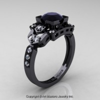 Classic_14K_Black_Gold_1_0_Ct_Black_and_White_Diamond_Engagement_Ring_Wedding_Ring_R510_14KBGDBD_P_jpg-100338-380x380