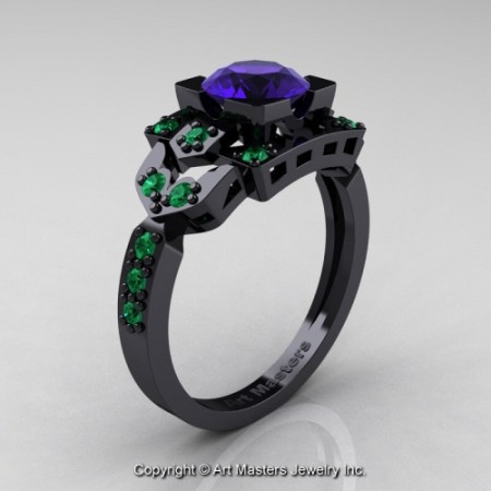 Classic_14K_Black_Gold_1_0_Ct_Blue_Sapphire_Emerald_Engagement_Ring_Wedding_Ring_R510_14KBGEMBS_P_jpg-100410-500×500