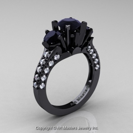 Classic_French_14K_Black_Gold_Three_Stone_2_Ct_Black_and_White_Diamond_Solitaire_Wedding_Ring_R421_14KBGDBD_P_jpg-100903-500×500