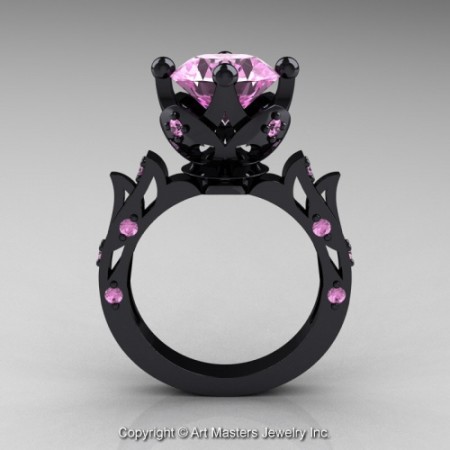Modern_Antique_14K_Black_Gold_Light_Pink_Sapphire_Solitaire_Wedding_Ring_R214_14KBGLPS_F_jpg-100866-500×500