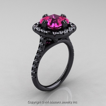 Modern_French_14K_Black_Gold_3_0_Ct_Royal_Emerald_Cut_Pink_Sapphire_Diamond_Single_Halo_Engagement_Ring_R288_14KBGDPS_P_jpg-100911-500×500