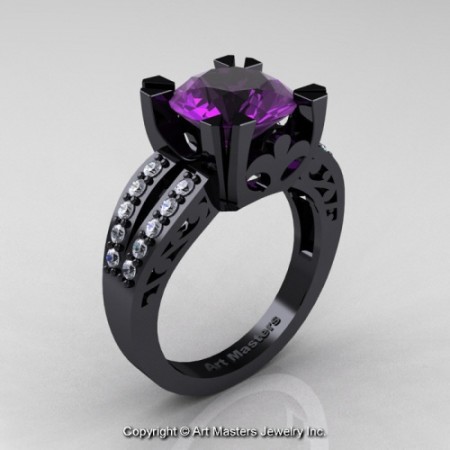 Modern_Vintage_14K_Black_Gold_3_Ct_Amethyst_Diamond_Solitaire_Ring_R102_14KBGDAM_P_jpg-100549-500×500