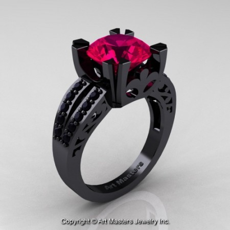 Modern_Vintage_14K_Black_Gold_3_Ct_Deep_Rose_Ruby_Black_Diamond_Solitaire_Ring_R102_14KBGBDDRR_P_jpg-100586-500×500