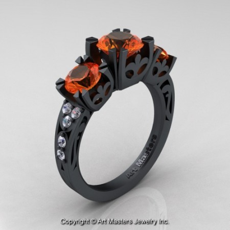 Modern_Vintage_14K_Flat_Black_Gold_2_0_Ct_Three_Stone_Orange_Sapphire_Diamond_Solitaire_Ring_R522_14KFBGDOS_P_jpg-100555-500×500